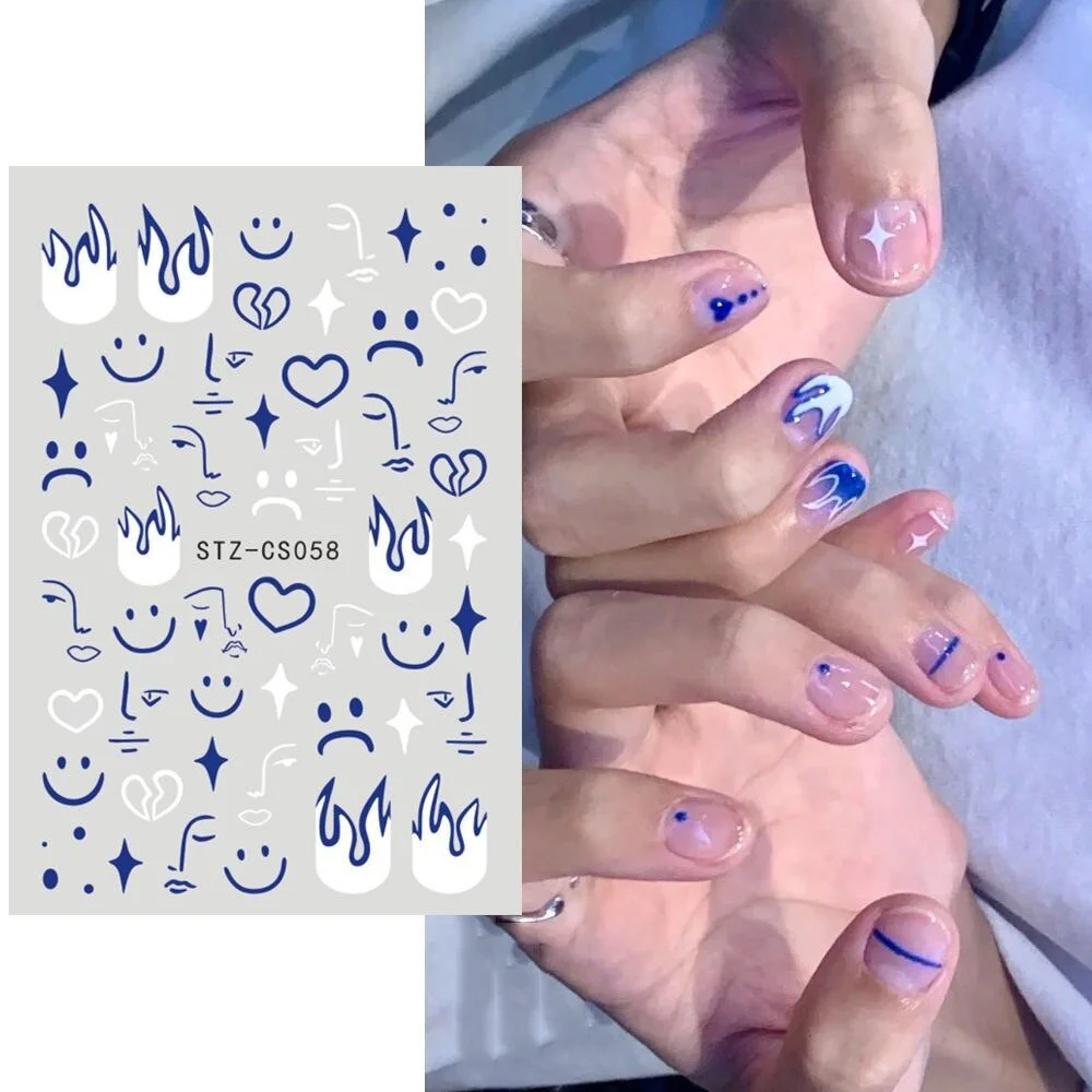 Nail Stickers Back Glue Halloween Pumpkin Zombie Skull Golden Maple Leaf Designs Nail Decal Decoration Tips For Beauty Salons-Nail Inspo
