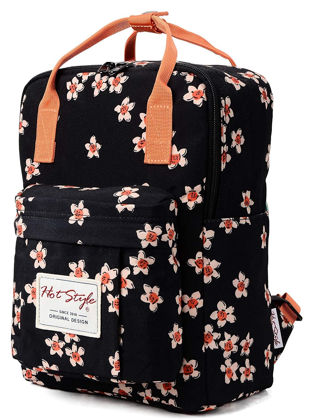 Girl's Cute Mini Bookbag Purse, Little Square Travel Bag, 11.8x8.3x4