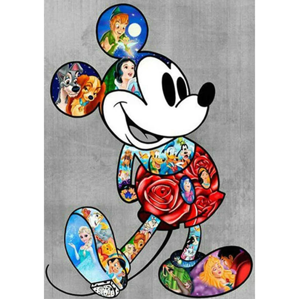 Full Round Diamond Painting Mickey Mouse (40*30cm)