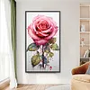 (Big Size)Texture Rose-Paint by Numbers Acrylic Painting 40*70CM