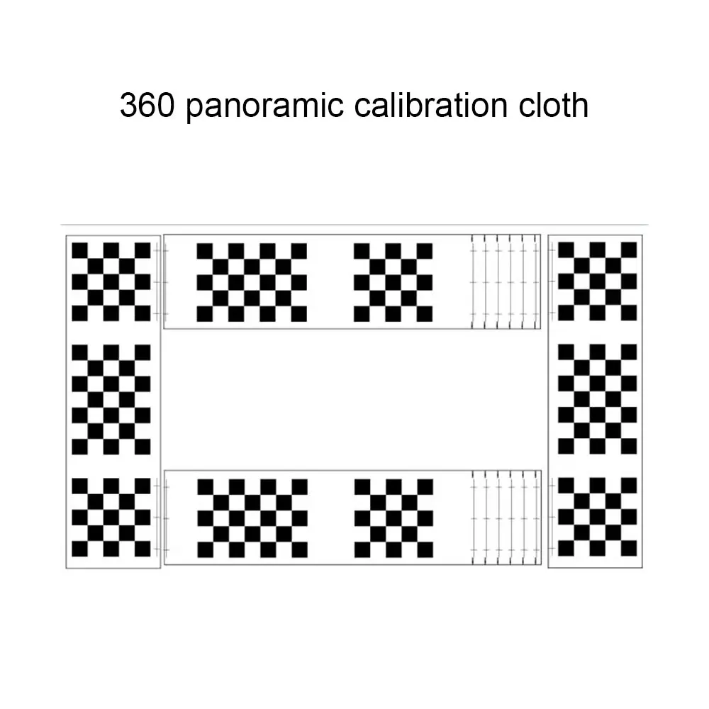 3D 360 Camera System Parking Camera Installation Bird View Debugging Camera Calibration Cloth