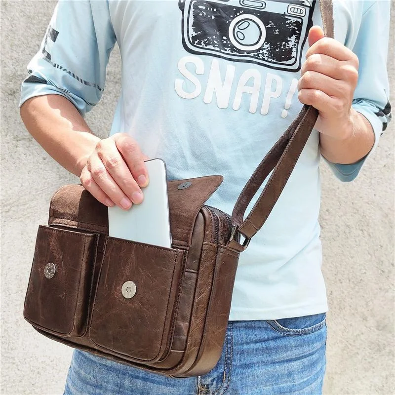 Mens Vintage Soft Comfy Hipster Messenger Bags