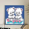 Bead Embroidery - Full Printed 9CT Bears(20x20 CM)