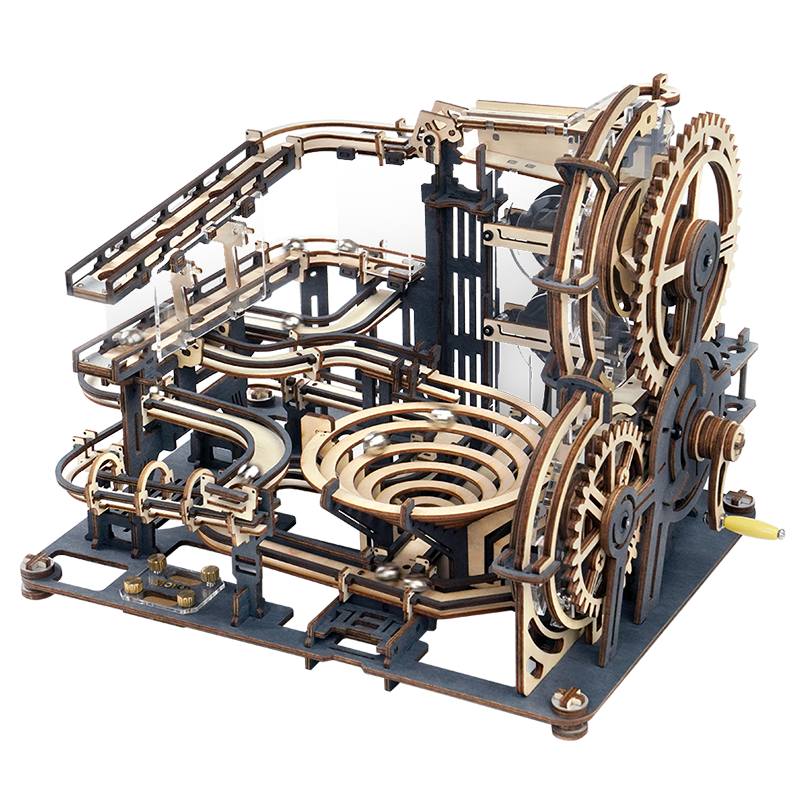 5 Kinds Set DIY Wooden Model Building Block Kits