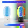 Lampe House Creative 3D Dotted Aurora Table Lamp - RGB Visualization Lamp, 360 Rotating Multicolor Night Light Rechargeable Battery Powered Dimmable LED Lamp