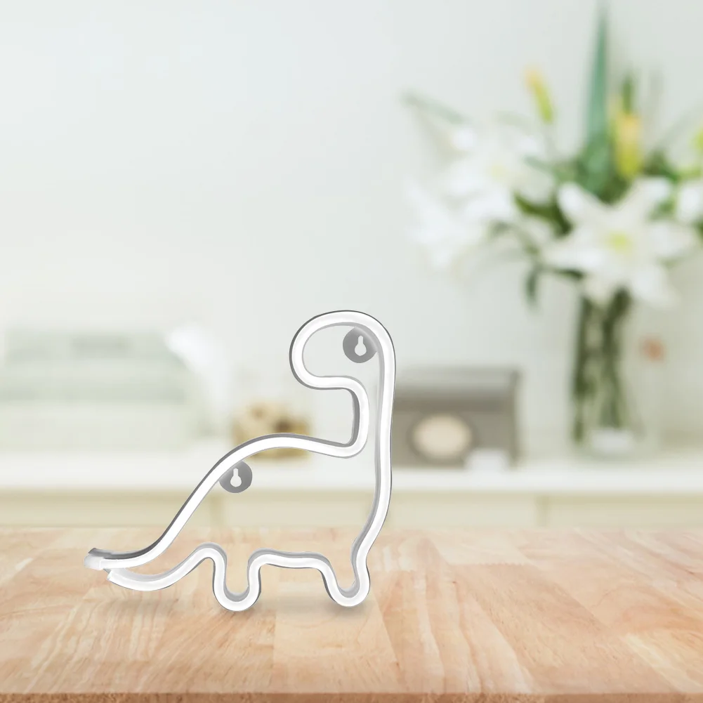 Dinosaur LED Neon Light Colorful Neon Sign Hanging Decoration Lamp (Green)