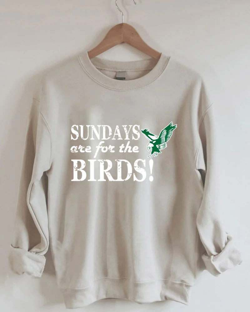 Sundays Are For The Birds Football Sweatshirt