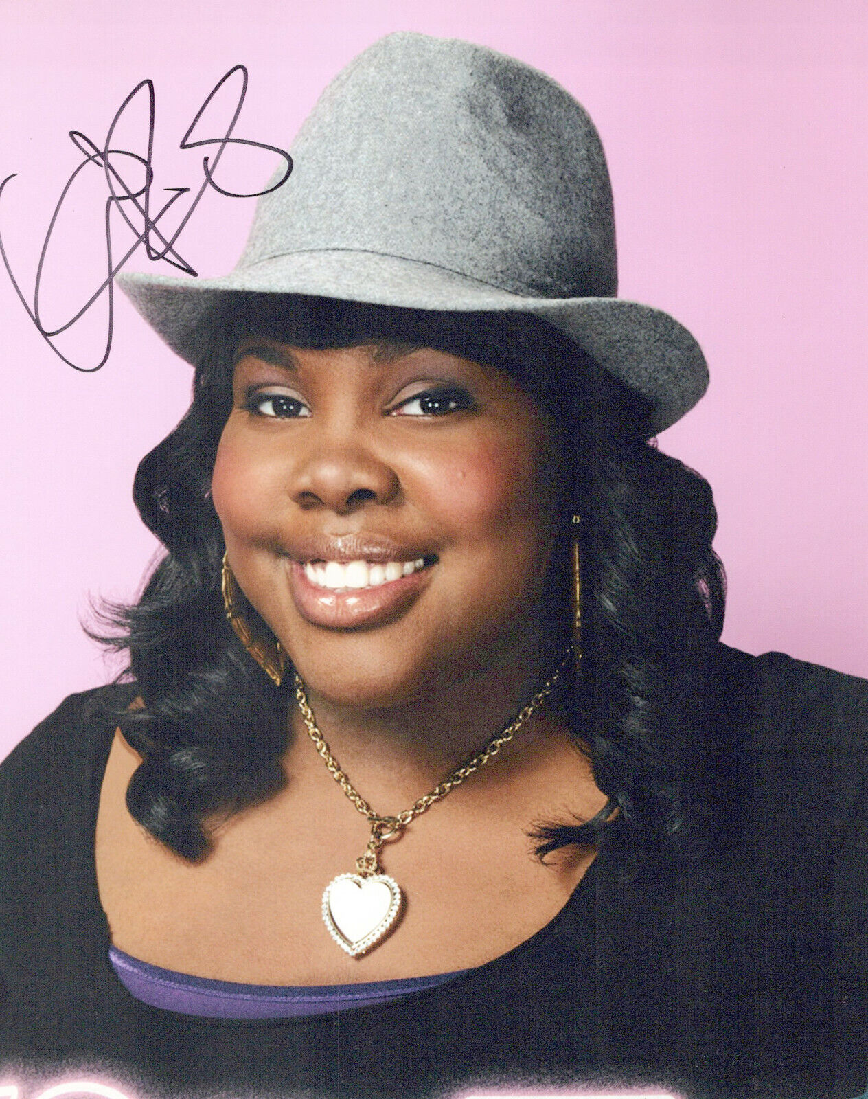 Amber Riley Glee autographed Photo Poster painting signed 8X10 #3 Mercedes Jones