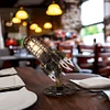 Steampunk Rocket Lamp Retro Style Lamp Metal Desktop Decorative Ornaments, Handmade Unique Lamp LED Lamp for Bedroom Retro Lamp Desktop Decor