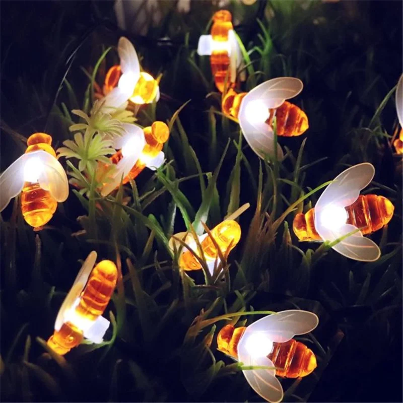 Solar Butterfly Fairy Tale Light String Waterproof Outdoor Garden Decorative Light