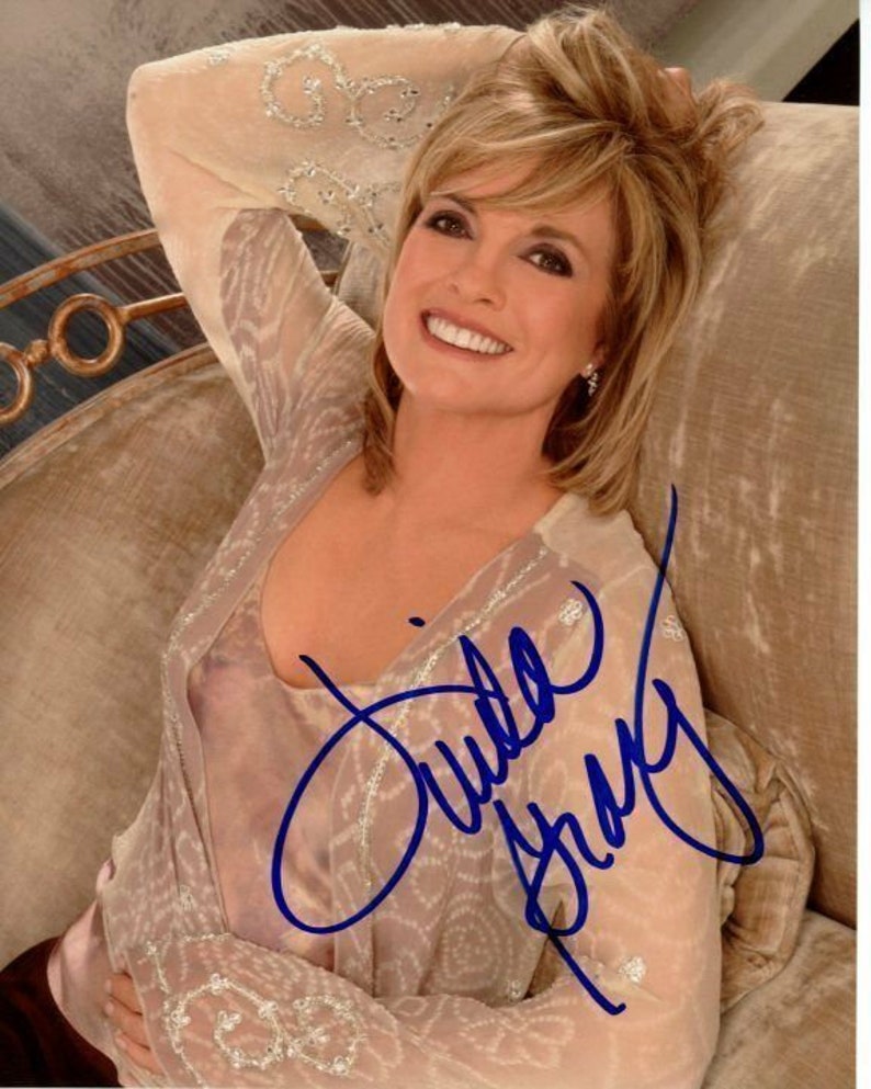 Linda gray signed autographed Photo Poster painting