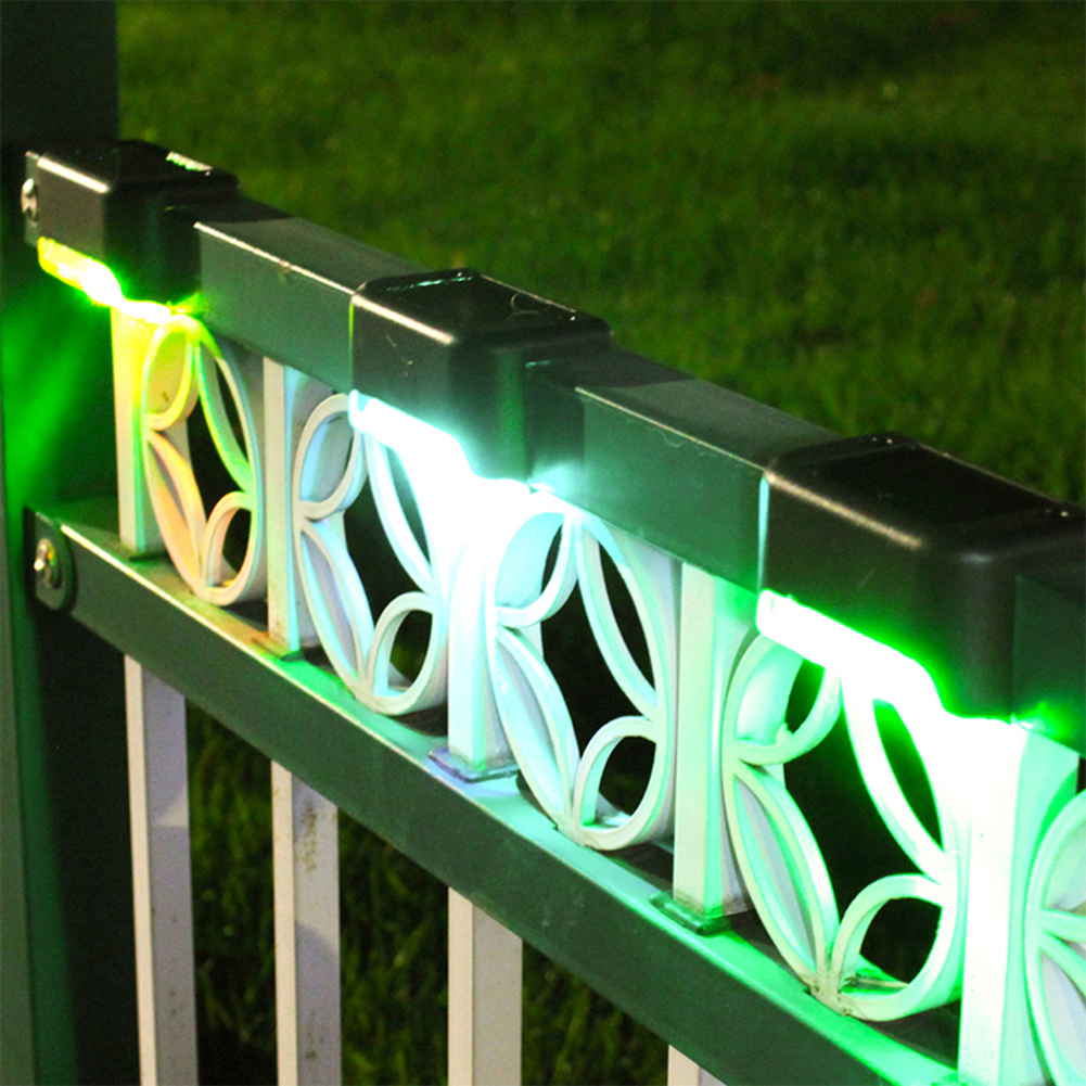 

4x Solar Deck Step Stairs Fence-Outdoor Solar Light, 501 Original