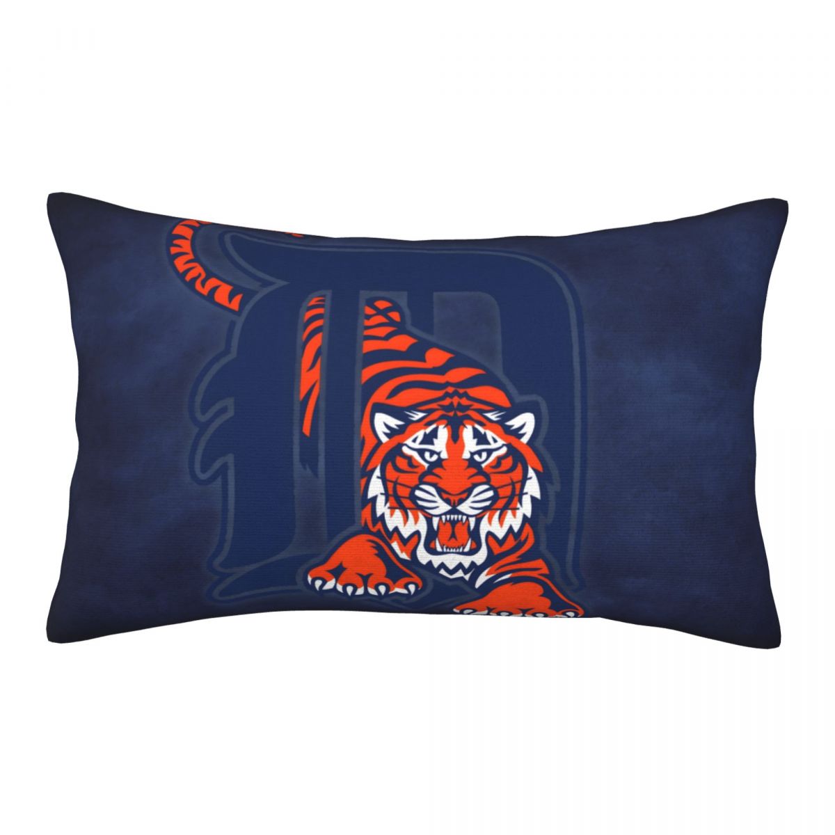Tiger in Detroit Tigers Logo Couch Pillow Cases
