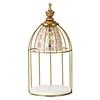 Candle Warmer Lamp Vintage Electric Wax Melter with Timer & Dimmer Retro Aromatherapy Night Light 4 Modes Birdcage Design Candle Melting Light for Scented Jar Candles