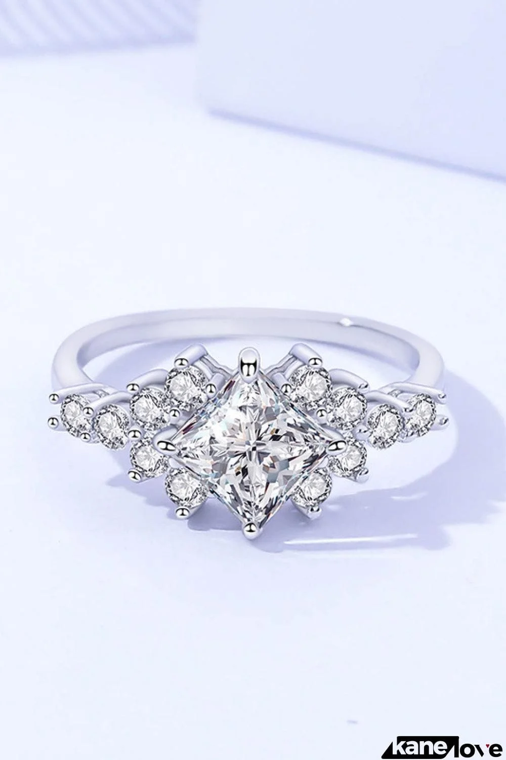 1.38 Carat Moissanite Ring