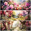(Multi-Style) Bouquet Of Flowers-11CT Stamped Cross Stitch 100*32cm/90*50cm (Big Size)