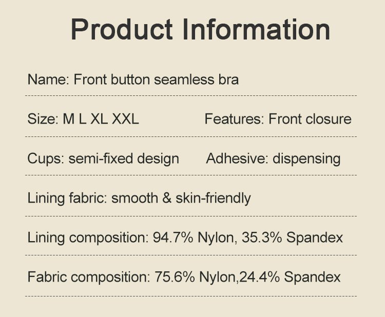 Lace jacquard front button plus size comfortable bra – ToHitTheRoad