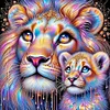Diamond Painting-DIY Full Round Drill Lion(40*40CM)