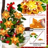 8pcs Flower Shape DIY Diamond Painting 3D Composite XMAS Floral Decorative Set