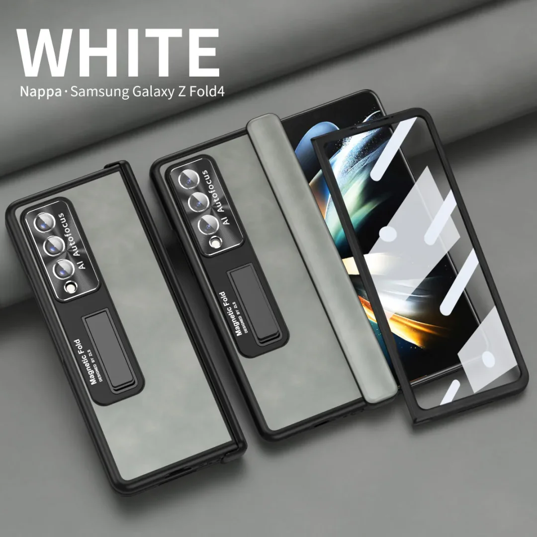 Applicable To Samsung ZFold3/ZFold4 Magnetic Hinge Folding Protective Sleeve