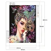 >SALE<Masked Woman 5D DIY Diamond Painting Special-shaped Partial Drill Decor (UP313)