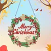DIY Christmas Wreath Art Acylic Crystal Rhinestone Hanging Craft Kits