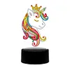 DIY Diamond Painting 7 Color Night Light Lamp Home Decoration Ornament Gift Kit(Unicorn)