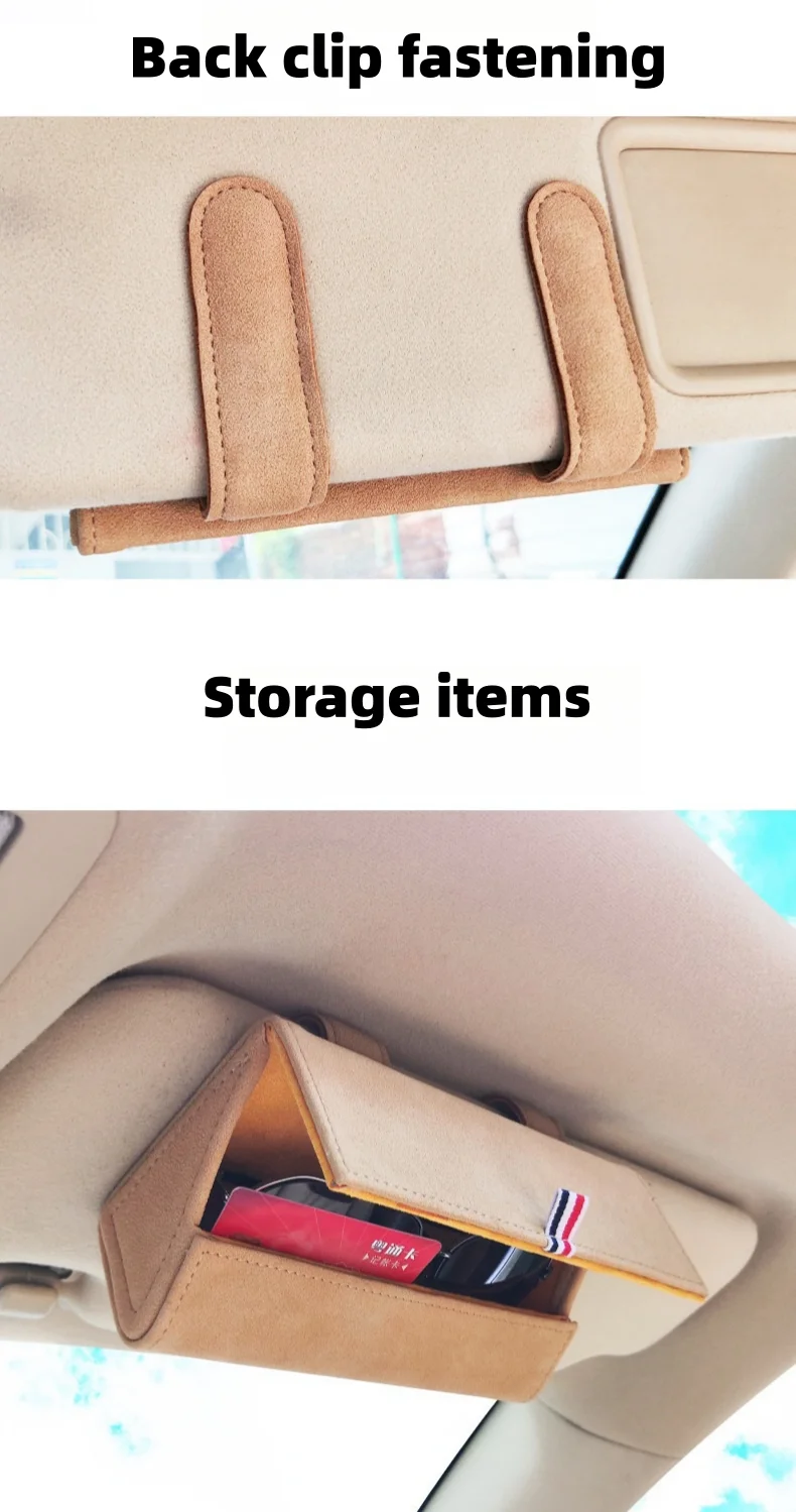 Car logo storage glasses case