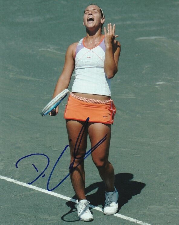 SEXY DOMINIKA CIBULKOVA SIGNED WTA TENNIS 8x10 Photo Poster painting #6 Autograph PROOF