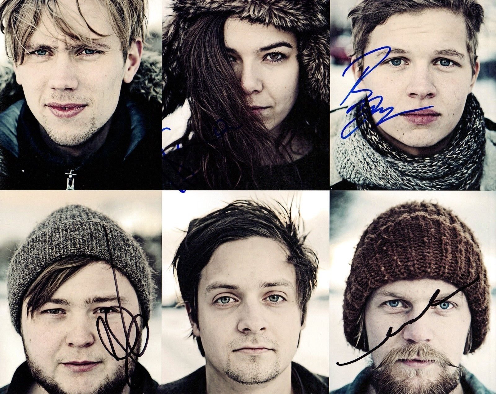 GFA Little Talks * OF MONSTERS AND MEN * Band Signed 8x10 Photo Poster painting M1 COA