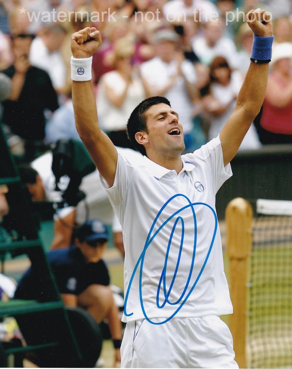 NOVAK DJOKOVIC SIGNED AUTOGRAPH 8X10 Photo Poster painting