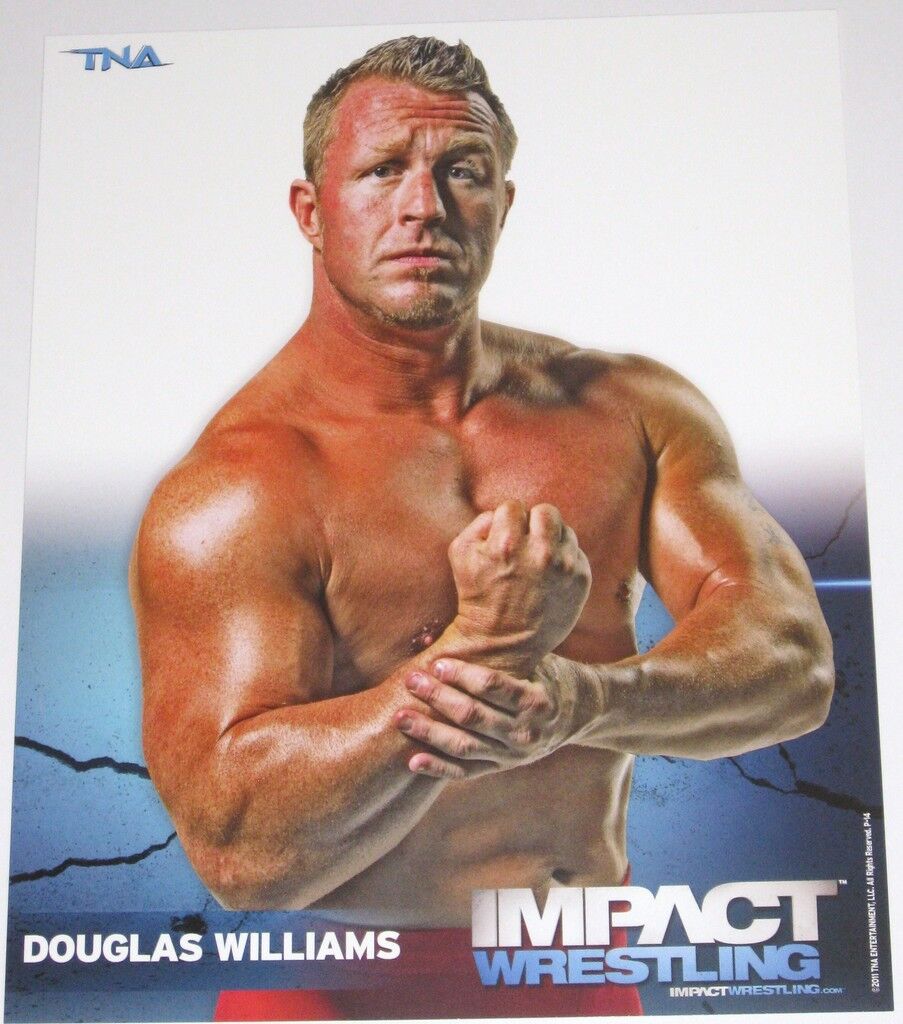 TNA DOUGLAS WILLIAMS P-14 IMPACT WRESTLING 8X10 PROMO