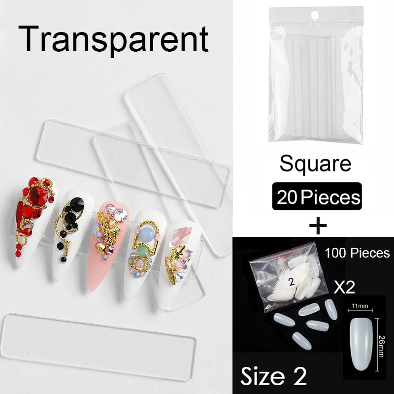 250 PCS Same Size Fake Nails Oval Shape False Nail Tips For Drawing Nail Design Acrylic Full Nails Art Size 0 1 2 3 4 Available-Nail Inspo