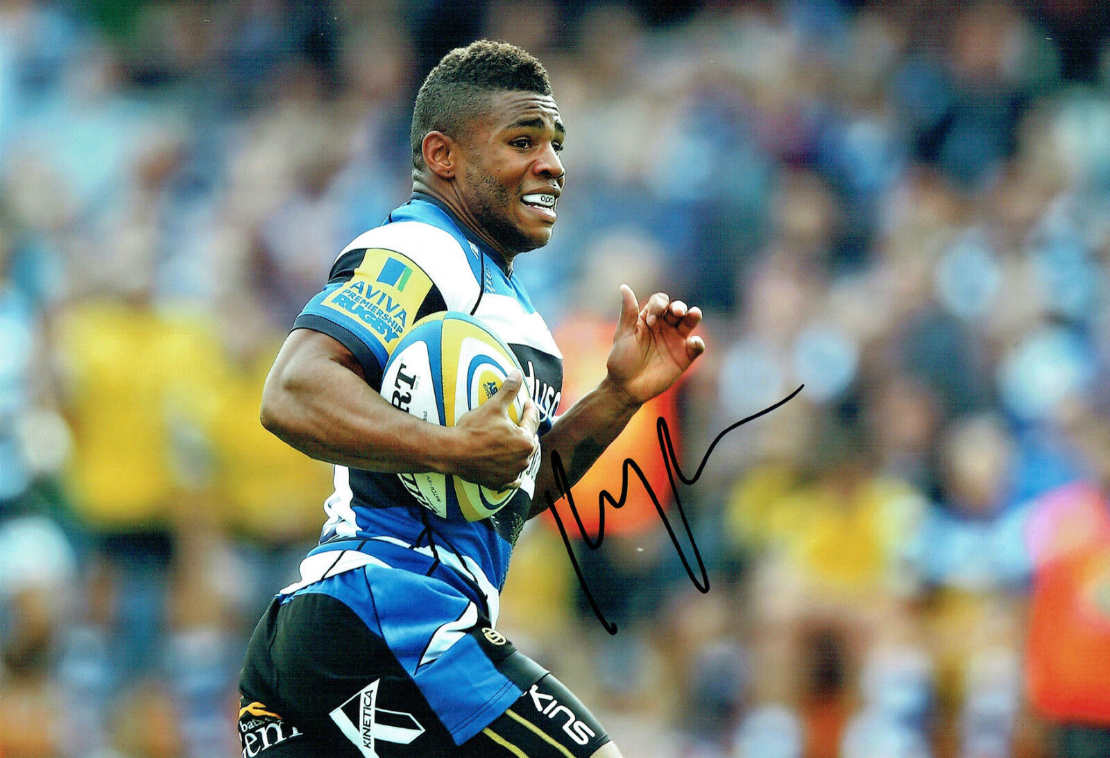 Kyle EASTMOND Bath Rugby Union Signed Autograph 12x8 Photo Poster painting AFTAL COA