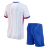 France Away Soccer Jersey Kit(Jersey+Shorts) Euro 2024