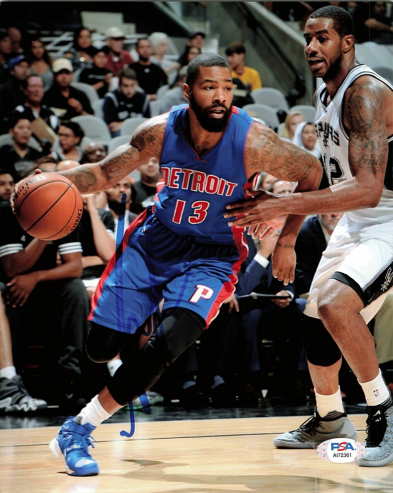 MARCUS MORRIS signed 8x10 Photo Poster painting PSA/DNA Detroit Pistons Autographed