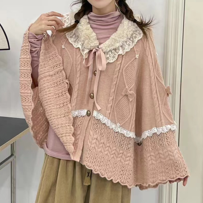 Chicfifth Sweater Women Winter Long Sleeve High Quality Autumn Vintage Top Knitted Cardigan