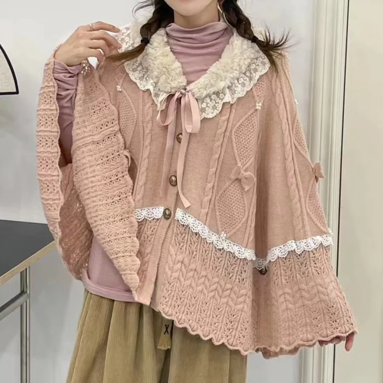 Chicfifth Sweater Women Winter Long Sleeve High Quality Autumn Vintage Top Knitted Cardigan