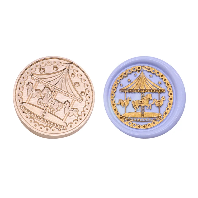Diy Fire Lacquer Round Sealing Wax Stamp Head 25Mm gbfke