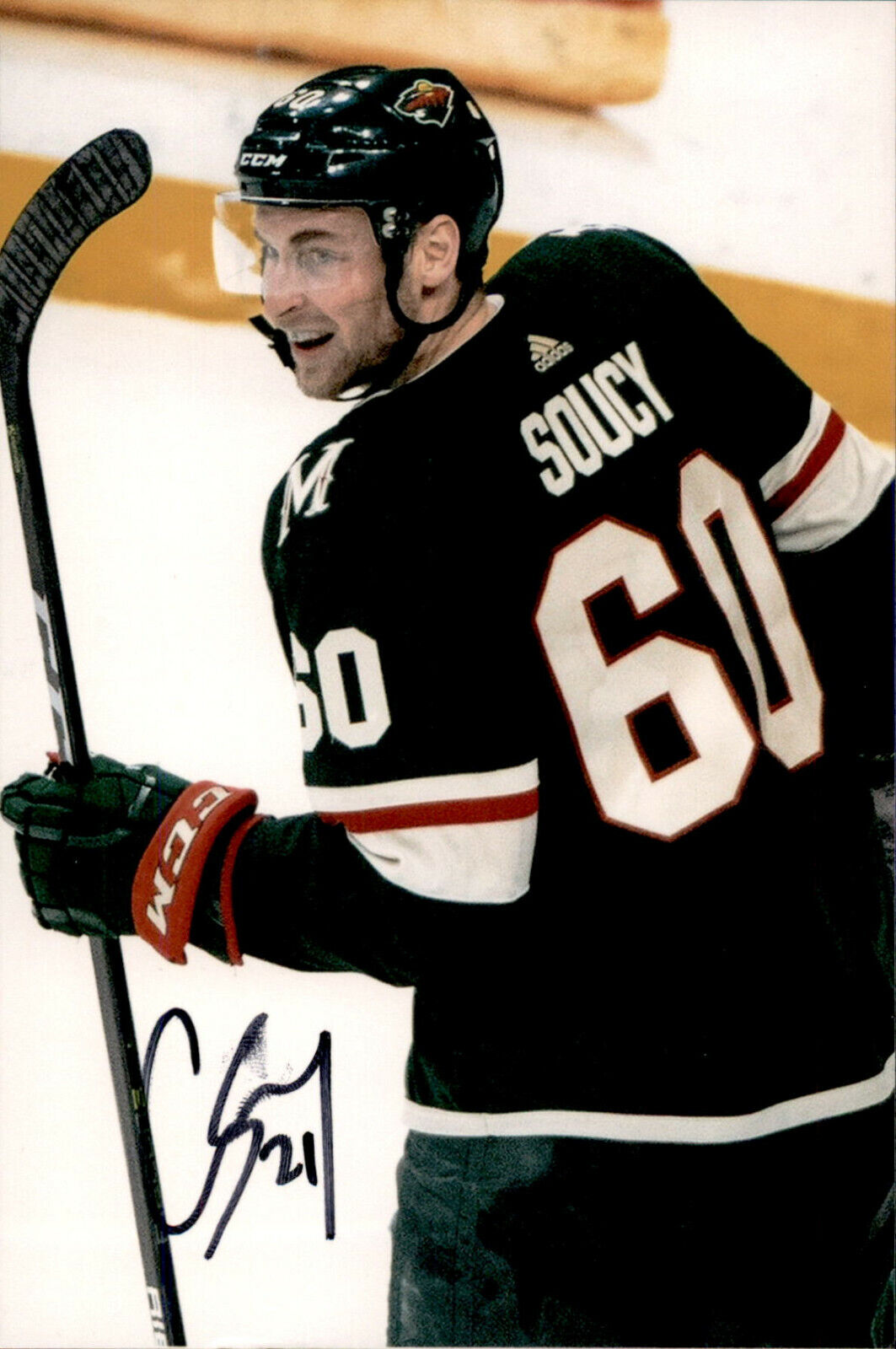 Carson Soucy SIGNED autographed 4x6 Photo Poster painting MINNESOTA WILD / SEATTLE KRAKEN #3