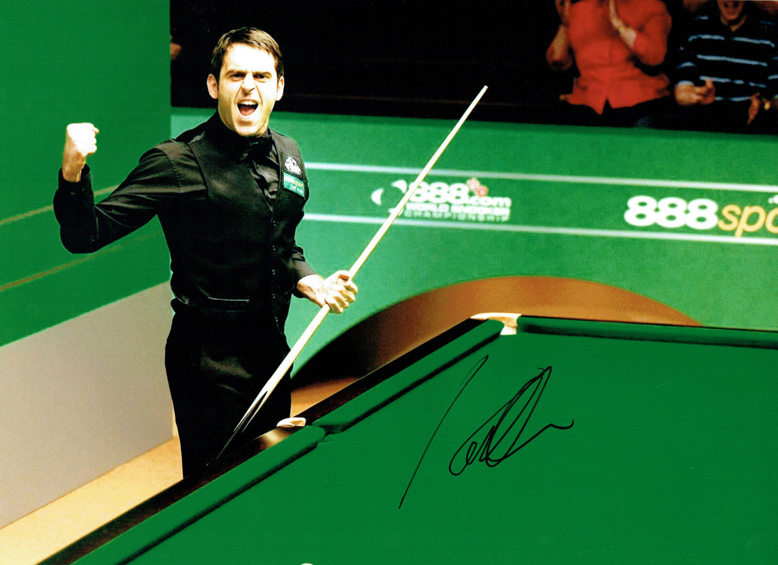 Ronnie O'SULLIVAN Signed Autograph 16x12 Photo Poster painting World SNOOKER Champion AFTAL COA