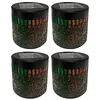 Solar Fence Lights Mandala Theme Waterproof Metal Solar Powered Deck Step Stair Lights for Garden Post Patio Decor Gifts for Women Mom