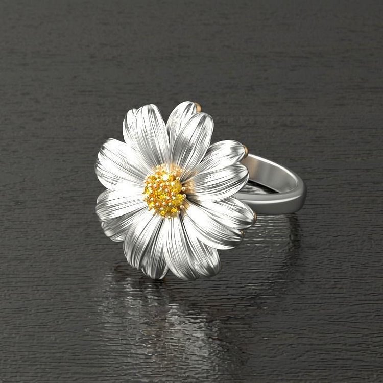 Blooming Daisy Ring