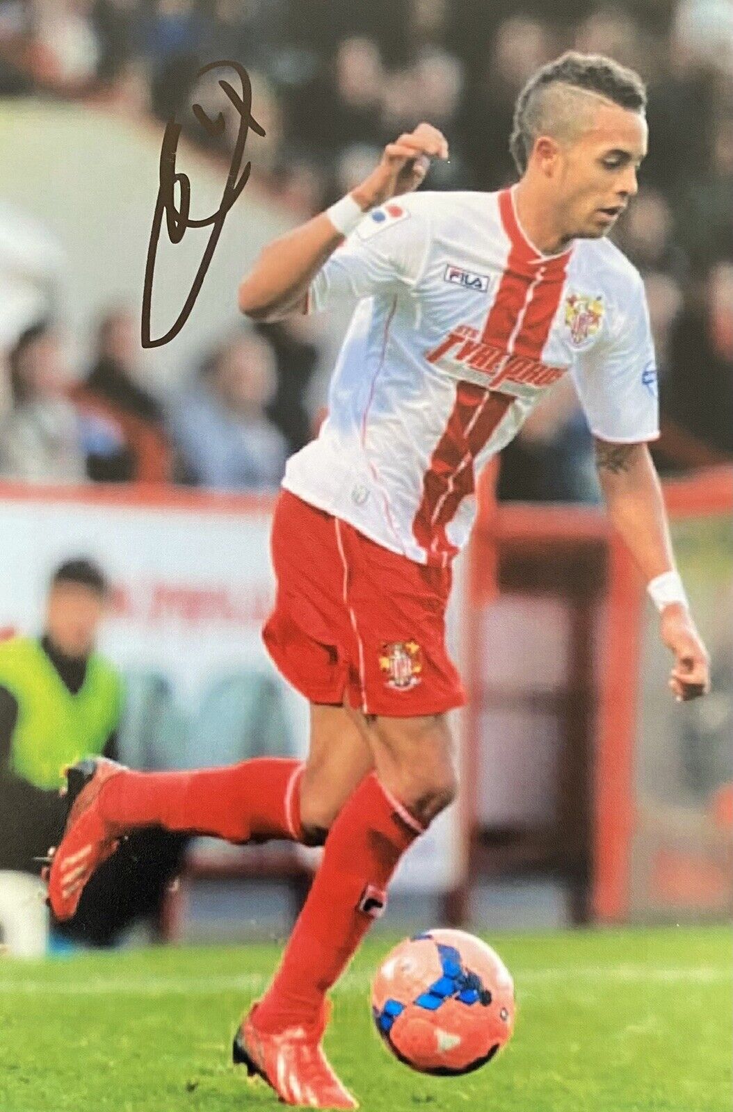 Bruno Andrade Genuine Hand Signed Stevenage Borough 6X4 Photo Poster painting