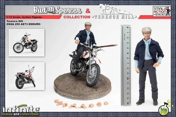 Pre-order Infinite Statue X Kaustic Plastik-<Watch out, we are mad >1974 1:12 scale Bud Spencer & Terence Hill Figures Motorcycle/Dune Buggy-crazyfigure