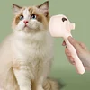 3 in 1 Pet Steam Brush with Release Button Pet Spray Hair Removal Comb Cat Brush