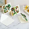 6PCS Diamond Painting St. Patrick's Day Animal Greeting Cards Postcards with Envelopes