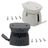 Camper Door Retainer Catch Nylon Door Stop Retaining Catch Holder (White)