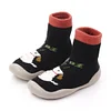 Kid Baby Girl Toddler First Walker Knit Booties Unisex Baby Shoes Soft Rubber