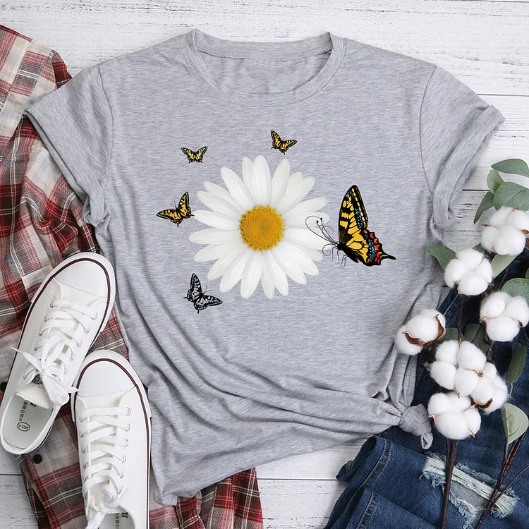 ANB - Daisies and Butterflies  T-Shirt Tee-05203
